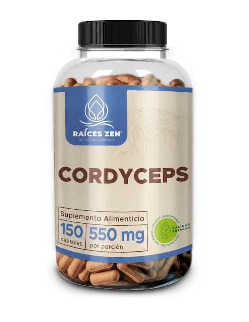 Cordyceps Raíces Zen de 150 cápsulas