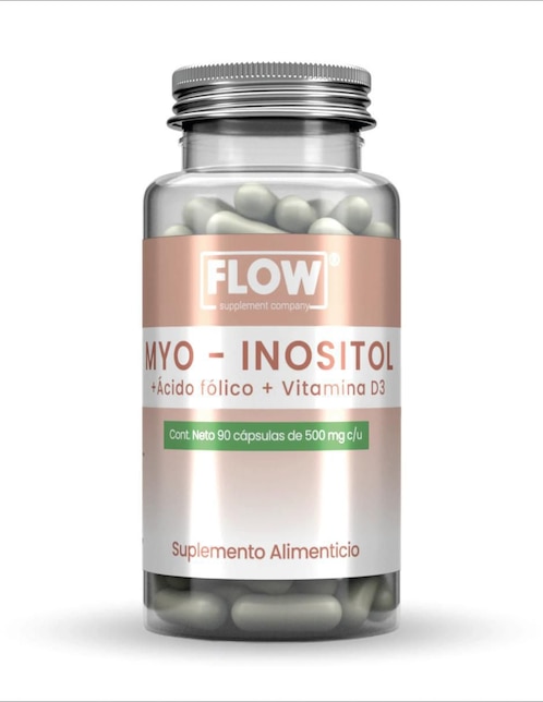 Myo Inositol + Ácido Fólico + Vitamina D3 de 90 cápsulas Myo Inositol + Ácido Fólico + Vitamina D3 de 90 cápsulas