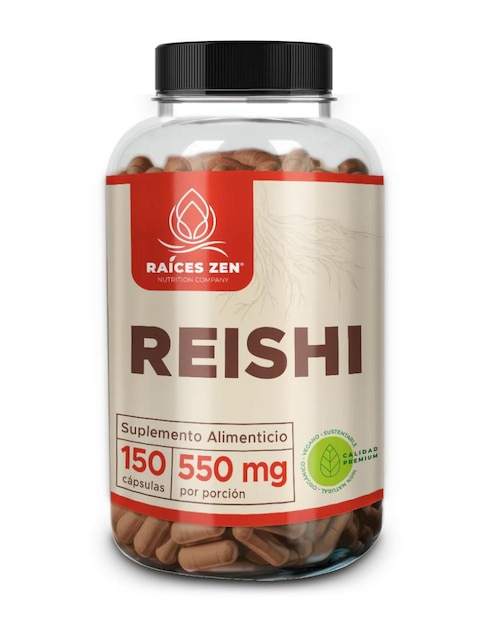 Hongo Reishi de 150 cápsulas 1