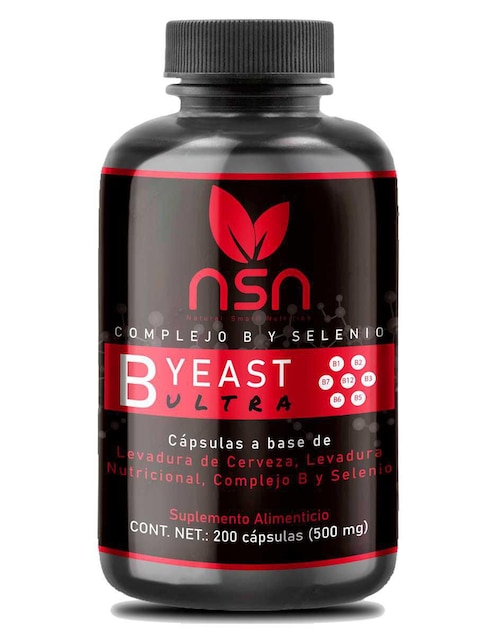 B - Yeast Complejo B Natural Smart Nutrition con selenio