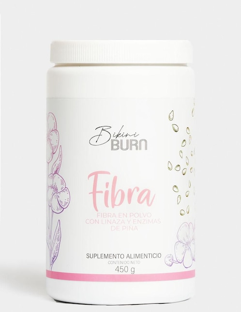 Fibra en Polvo Bikini Burn con linaza dorada de canadá de 450 g
