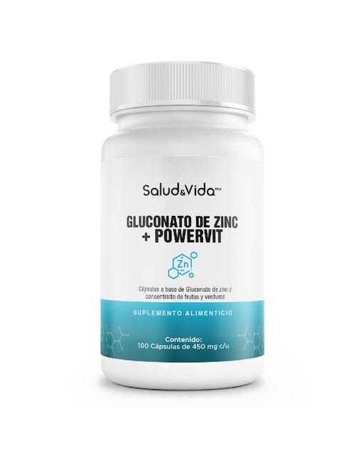 Gluconato de Zinc Salud & Vida MX