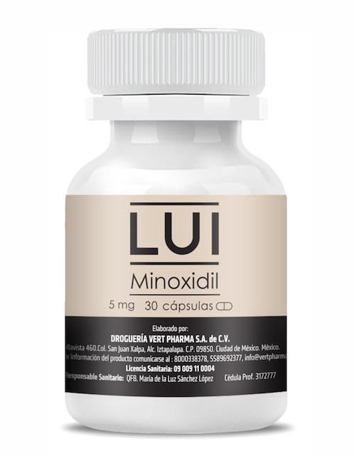 Tratamiento para cuero cabelludo Minoxidil anticaída Lui