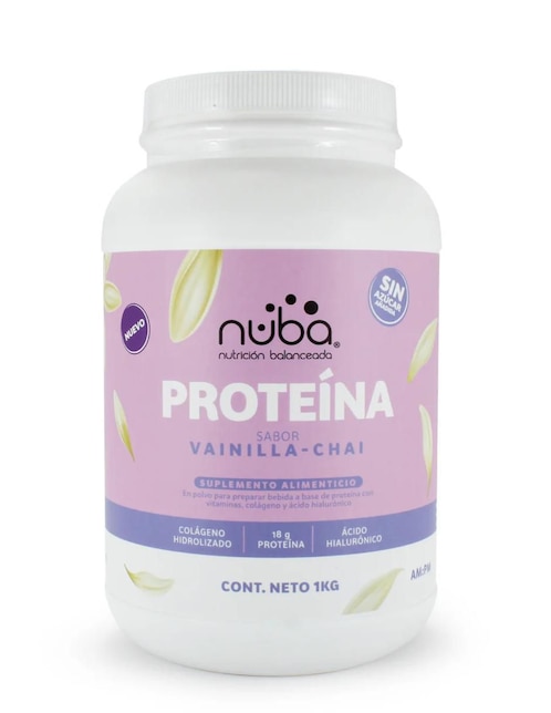 Proteína Nuba sabor vainilla de 1 kg