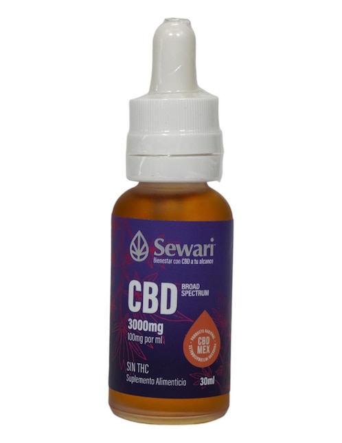 SEWARI Gotas CBD Sin Thc Sewari sabor coco de 30 ml