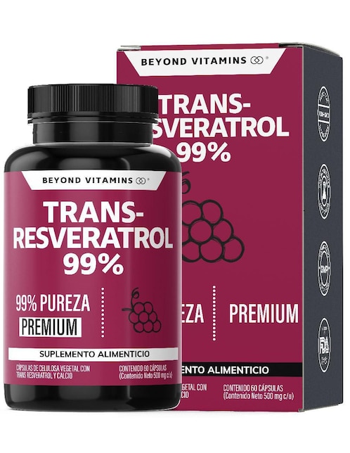 Trans Resveratrol con Calcio Beyond Vitamins