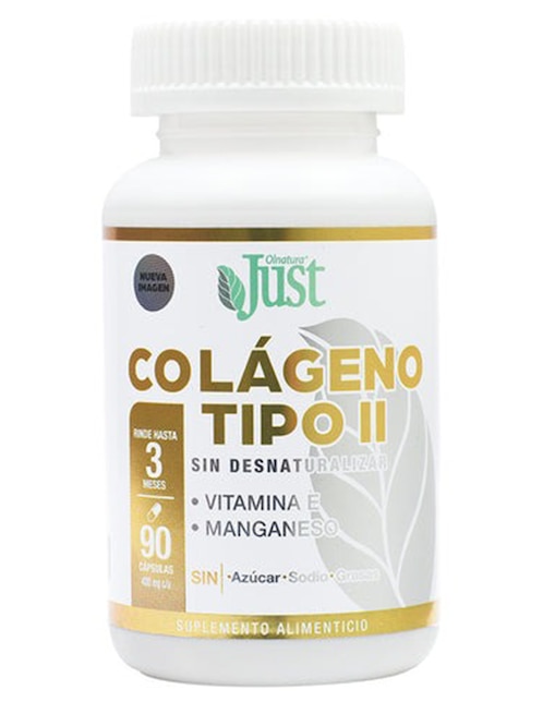 Just Colágeno Tipo 2 + Vitamina E y Manganeso Oldnatura