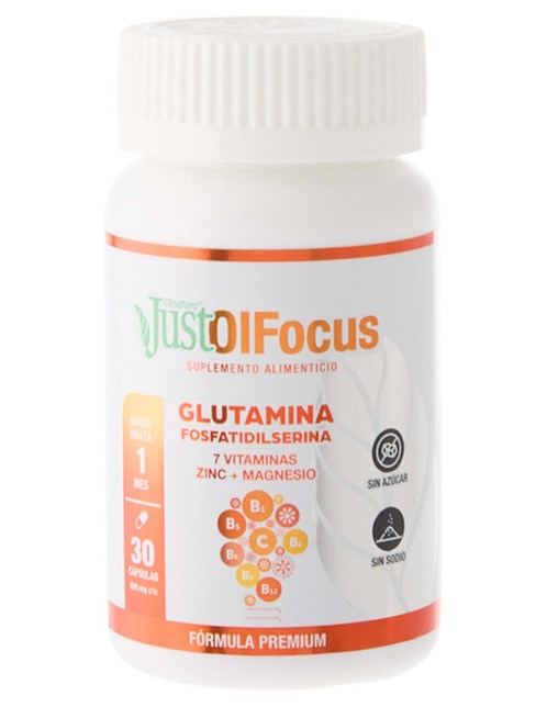 Just Olfocus con l-glutamina de 30 cápsulas 1