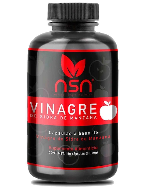 Vinagre de Manzana Natural Smart Nutrition de 150 cápsulas