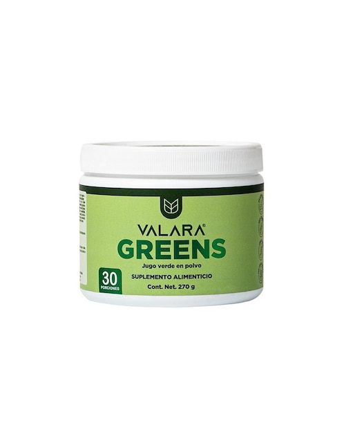 Jugo verde en polvo Valara Nutrition con probióticos