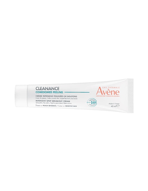 Crema facial recomendada para acné de noche Cleanance Comedomed Peeling Avène para piel grasa