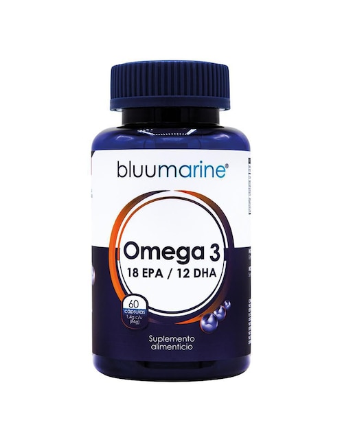 Omega 3 18 EPA 12 DHA Bdm Lab con vitamina e de 60 cápsulas