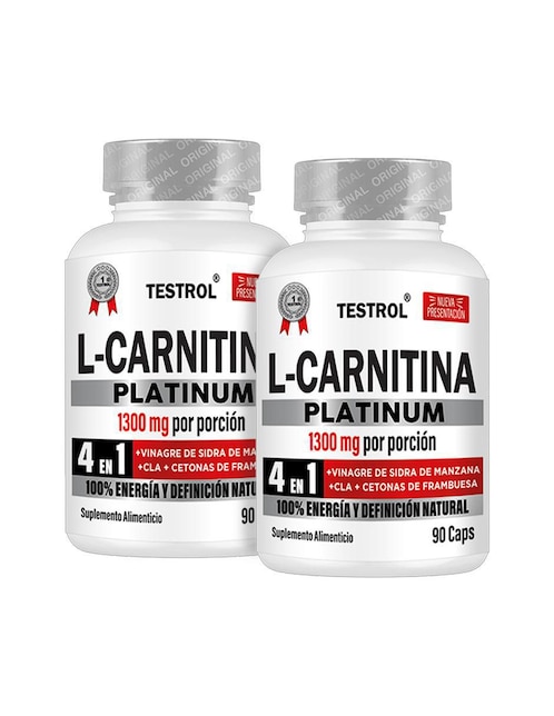 L-Carnitina 4 En 1 Platinum Testrol