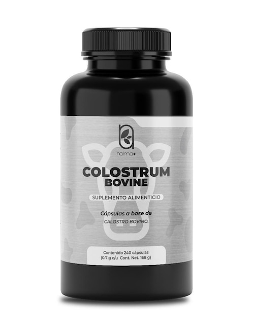 Colostrum Bovine (Calostro Bovino) Naima con calostro bovino de 240 cápsulas