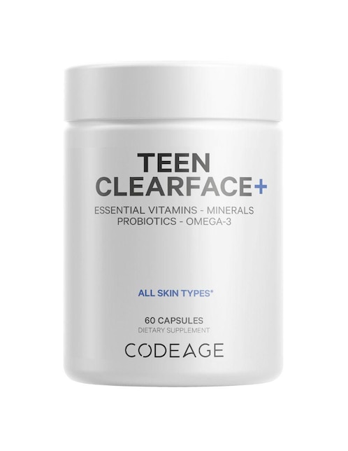 Clearface para adolescentes vitamina codeage cápsulas unisex