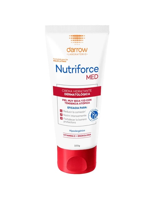 Crema para cuerpo recomendada para calmar la piel día Darrow Nutriforce para piel seca