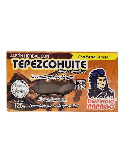 Jabón corporal Tepezcohuite Dermolimpiador Neutro