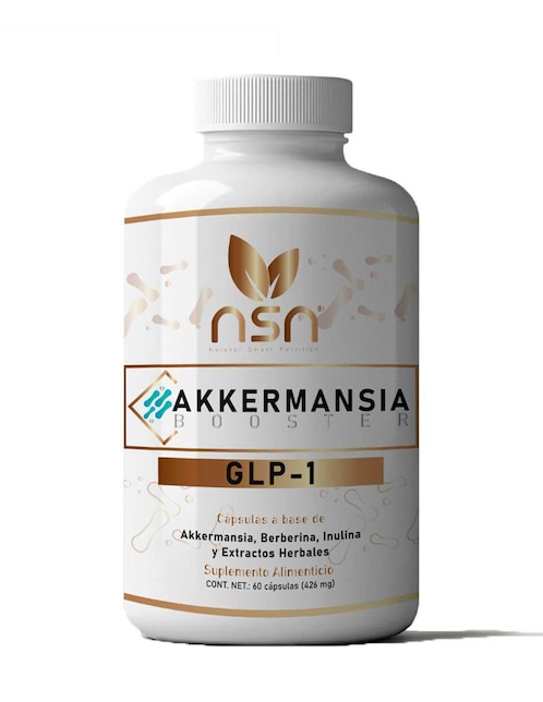 Akkermansia Booster GLP 1 Natural Smart Nutrition con berberina de 60 cápsulas