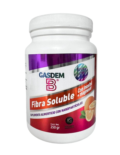 Fibra Con Inositol + Magnesio Gasdem-B sabor naranja
