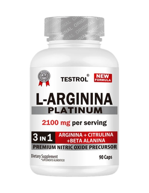 L-Arginina Platinum con arginina de 90 cápsulas L-Arginina Platinum con arginina de 90 cápsulas