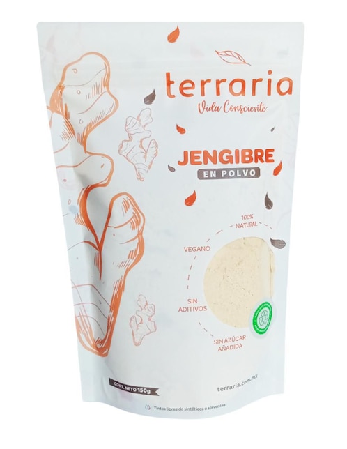 Suplemento alimenticio Terraria sabor jengibre