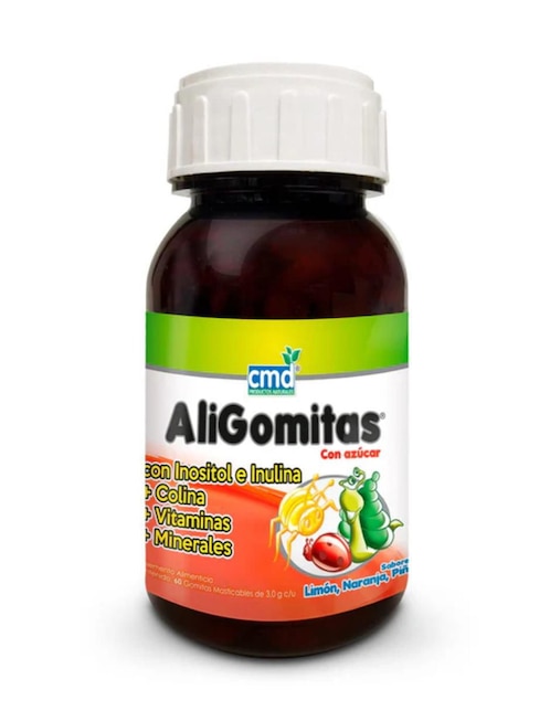 Ali Gomitas Cmd sabor frutal de 60 gomitas