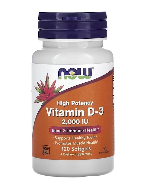 Vitamina D-3 2000 UI Now