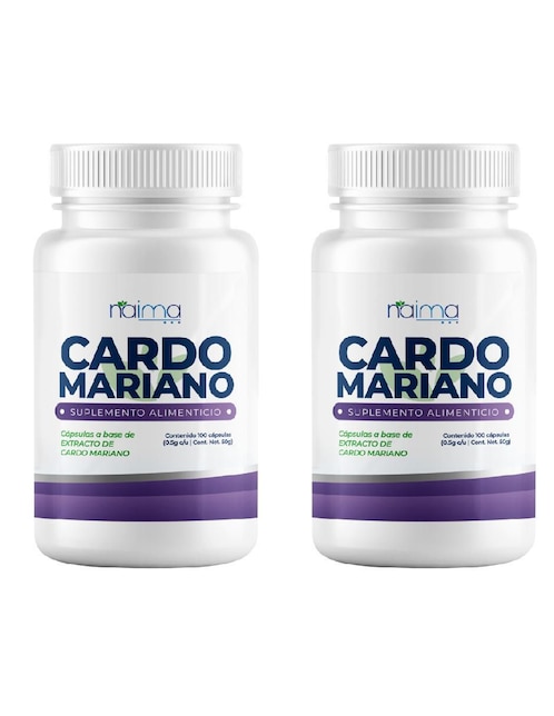 Cardo Mariano Naima de 100 cápsulas