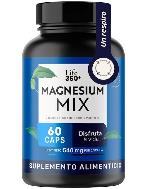 Magnesium Mix 60 Life360+ con magnesio