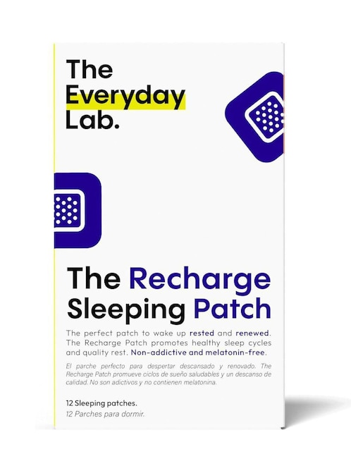 THE EVERYDAY LAB The Recharge Sleeping Patch- Parches para conciliar el sueño sin melatonina The Everyday Lab con multivitaminico 12 parches