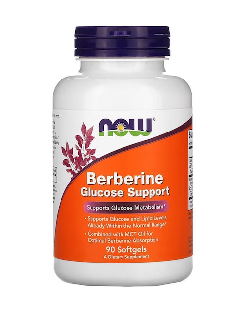 NOW Refuerzo para la glucosa Now con berberina