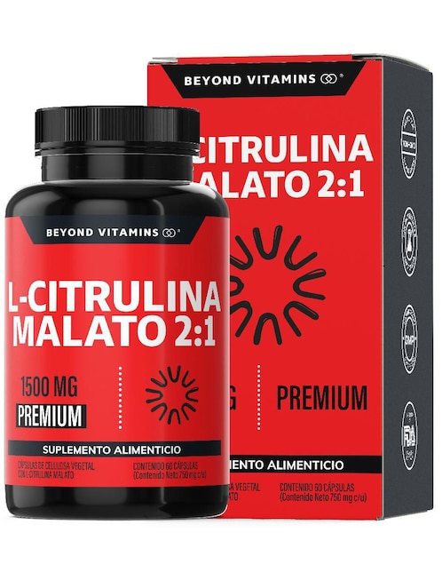 L-Citrulina Malato 1500mg Beyond Vitamins de 60 cápsulas
