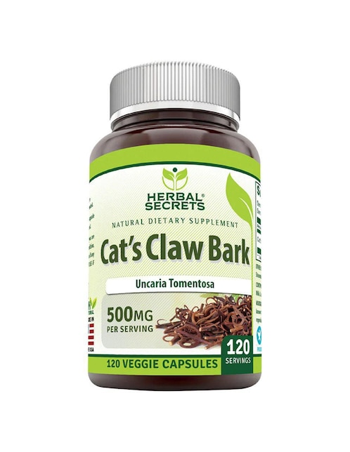 Cat's Claw Bark con uña de gato de 120 cápsulas Cat's Claw Bark con uña de gato de 120 cápsulas