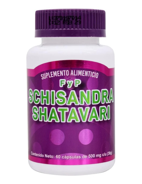 SCHISANDRA SHATAVARI FORTALEZA Y PLENITUD Fer & Greco de 60 cápsulas
