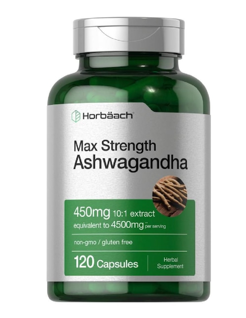 ASHWAGANDHA 4500 MG HORBAACH 120 CAP Horbaach con ashwagandha de 120 cápsulas