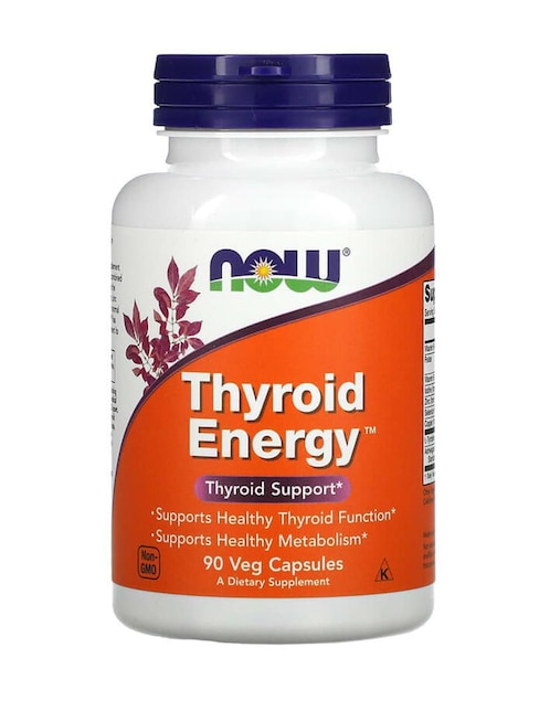 Thyroid Energy Now con vitaminas y minerales de 90 cápsulas
