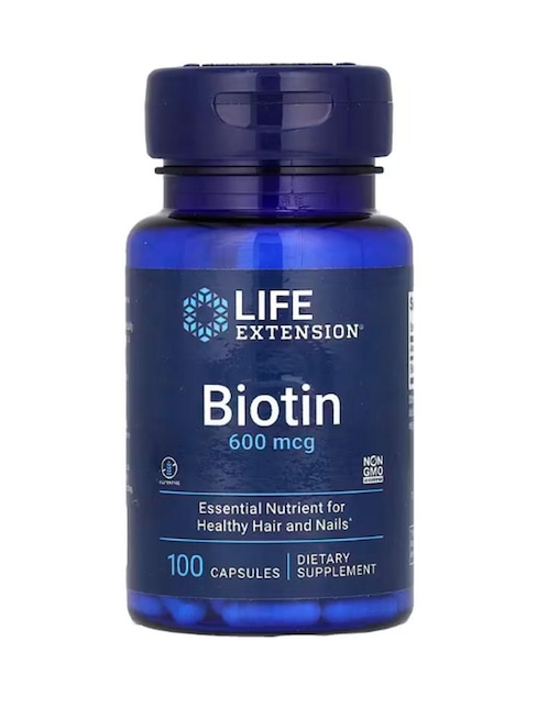 Biotina de 100 cápsulas