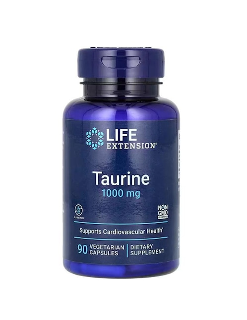 Taurina Life Extension de 90 cápsulas