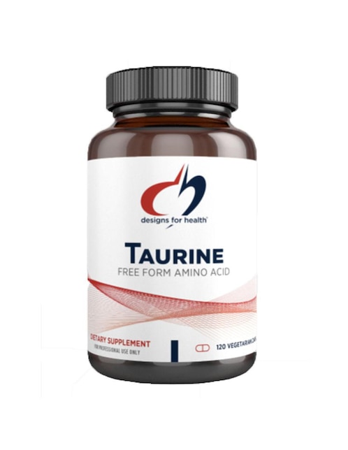 taurina Designs For Health de 120 cápsulas