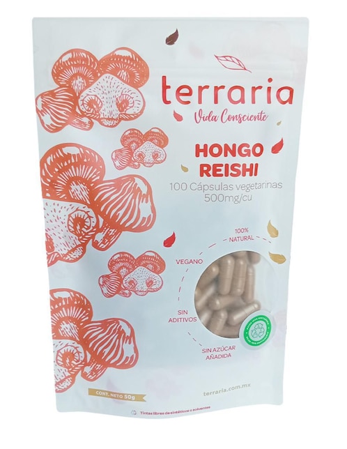 Hongo Reishi Terraria de 50 g