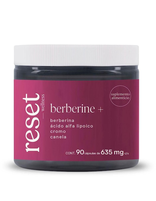 Berberine Reset Wellness con berberina de 90 cápsulas