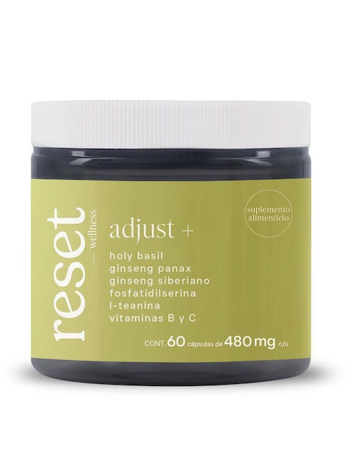 Adjust + Reset Wellness con l-teanina de 60 cápsulas