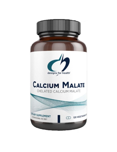 Malato de Calcio Designs For Health de 120 cápsulas