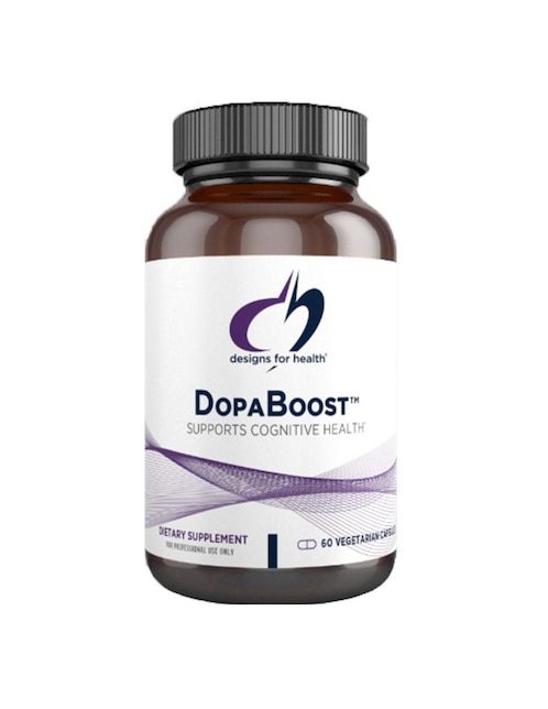 DESIGNS FOR HEALTH Suplemento DopaBoost Designs For Health con vitaminas y minerales de 60 cápsulas
