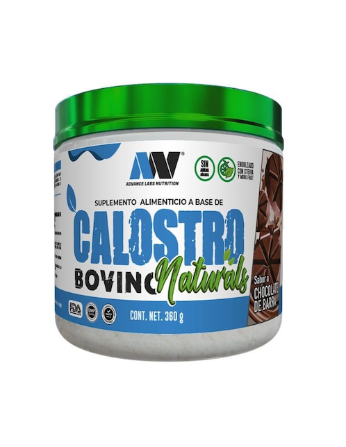 ADVANCE NUTRITION Calostro Bovino Naturals Advance Nutrition con calostro bovino sabor chocolate de 360 g