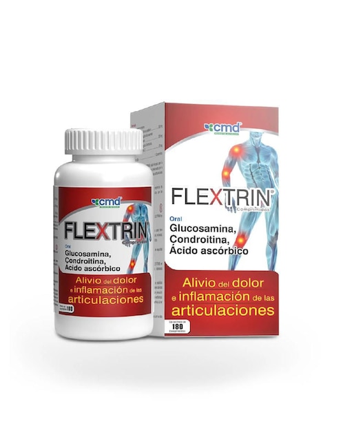 CMD Tabletas para desinflamar y aliviar dolor intenso Flextrin