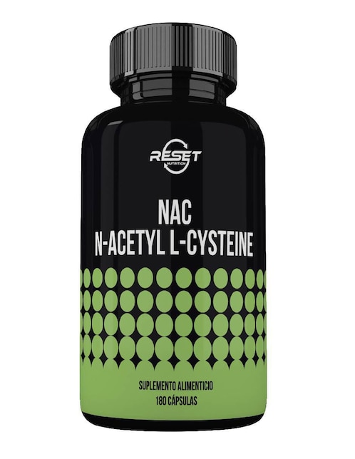 Reset Nutrition NAC 600 mg – Desintoxicación Hepática, Antioxidante Celular y Apoyo Mental Natural Reset Nutrition con n-acetyl cysteine