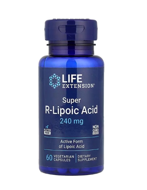 Super R Lipoic Life Extension con vitaminas y minerales de 60 cápsulas