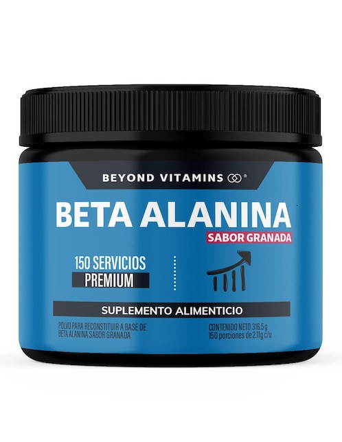 Beta Alanina Beyond Vitamins sabor granada de 316.5 g