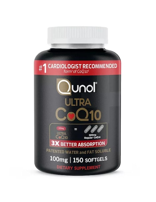 Ultra CoQ10 Qunol de 150 cápsulas Ultra CoQ10 Qunol de 150 cápsulas